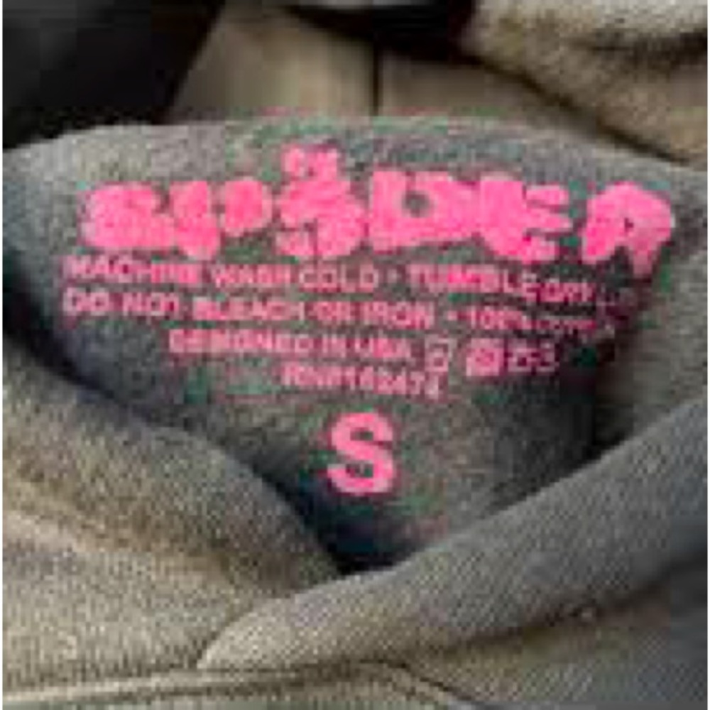 Pink spider hoodie brand new adault small